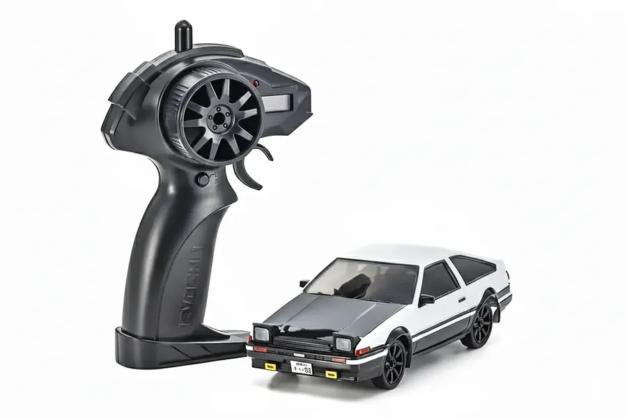 Kyosho First Mini-Z Toyota Sprinter Trueno AE86 RC Car Electric 2WD 1/28 RTR - White/Black image 136724