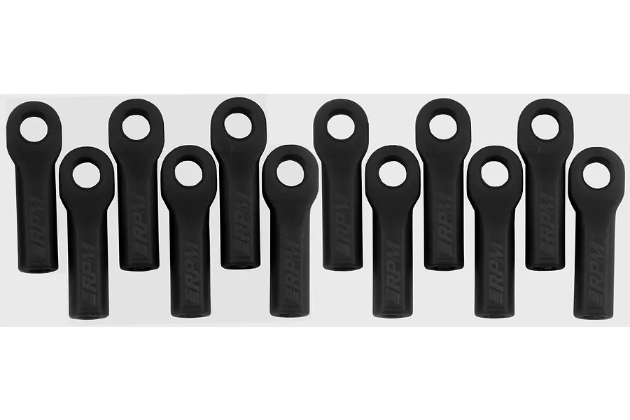 RPM Black Traxxas Long Rod Ends 12Pcs image 13687