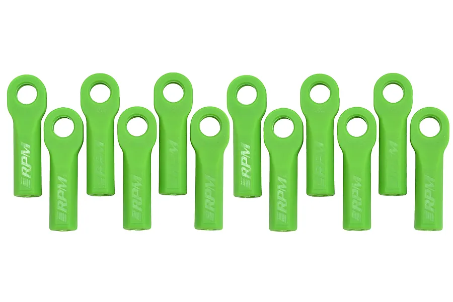 RPM Green Traxxas Long Rod Ends 12Pcs image 13688