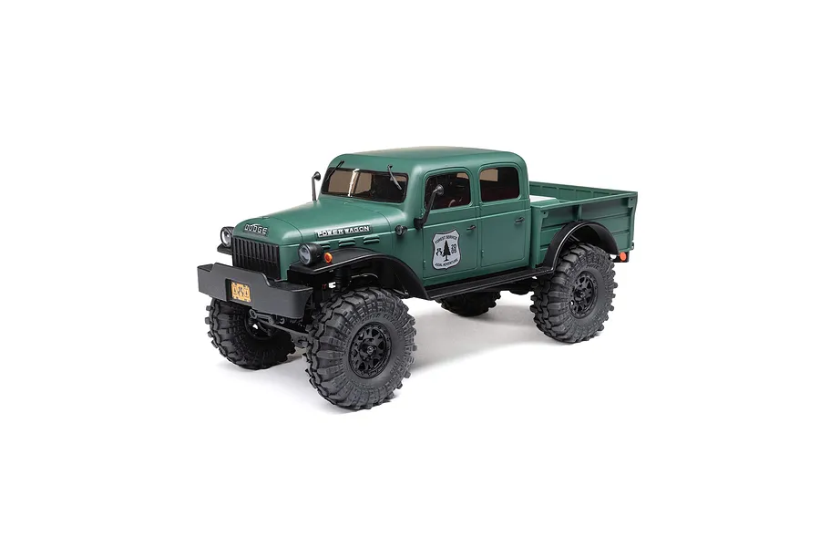Axial SCX24 Dodge Power Wagon RC Rock Crawler Electric 4WD 1/24 Scale RTR - Green image 136903