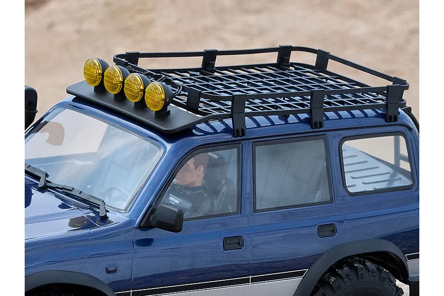 FMS FCX10 Pro Toyota Land Cruiser LC80 RS V2 RC Rock Crawler Electric Brushless 4WD 1/10 Scale RTR - Blue image 136970