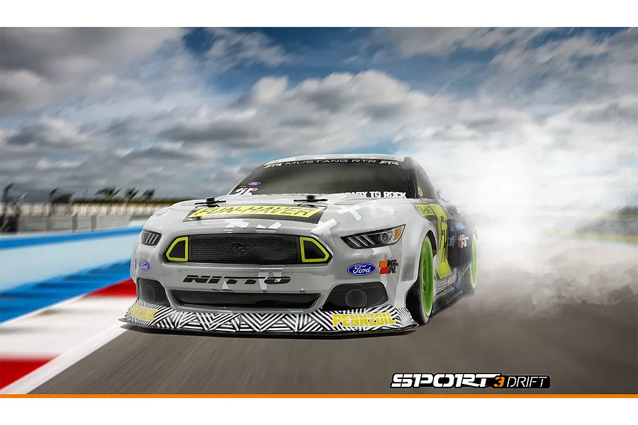 HPI RS4 Sport 3 VGJR Fun Haver Mustang V2 RC Drift Car Electric 4WD 1/10 Scale RTR image 137011