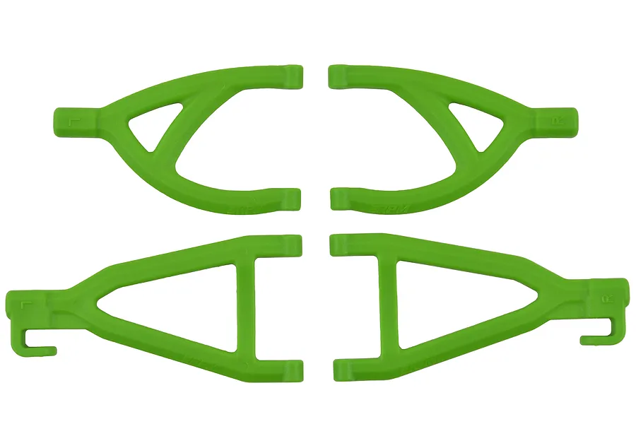 RPM Green 1/16 E-Revo Rear Upper &amp;amp; Lower Suspension Arm Set image 13706