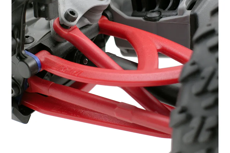 RPM Red 1/16 E-Revo Rear Upper &amp;amp; Lower Suspension Arm Set image 13708