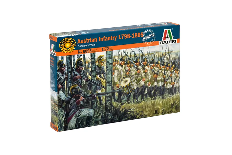 Italeri 1/72 1798-1805 Austrian Infantry Figures Scaled Plastic Model Kit image 137071