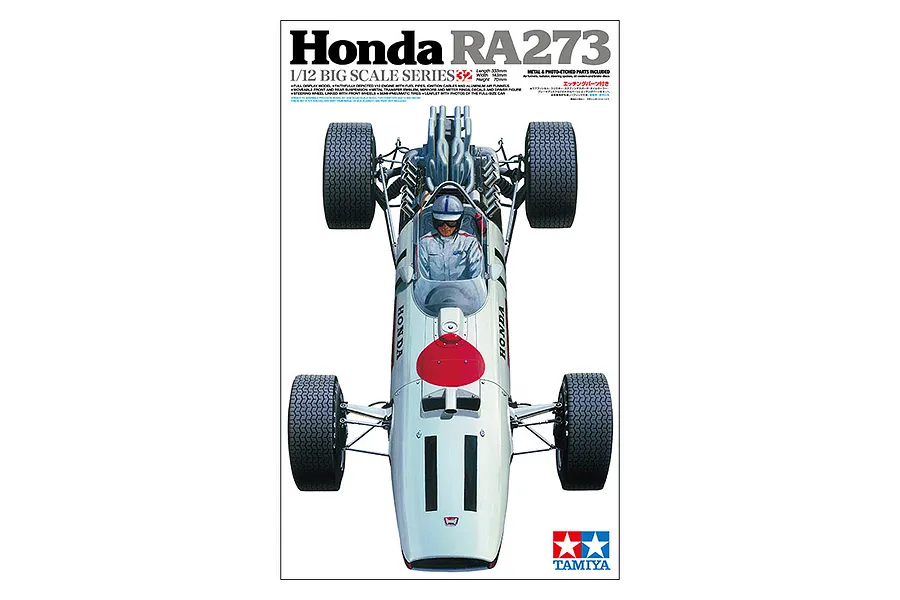 Tamiya 1/12 Honda RA273 Formula One Scaled Plastic Model Kit image 137073