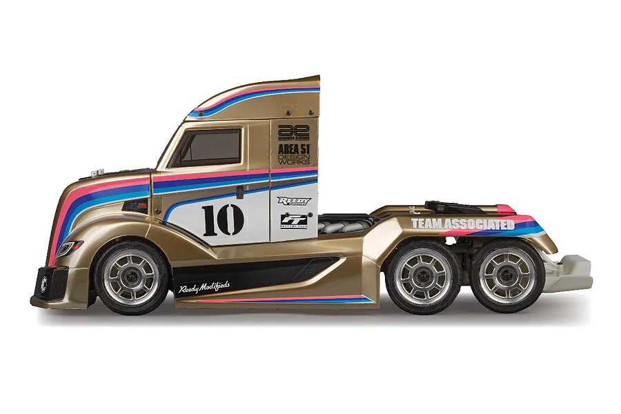 Team Associated RC10 American Custom RC Semi Truck Electric 6WD 1/10 Scale Kit - Metallic Edition image 137124