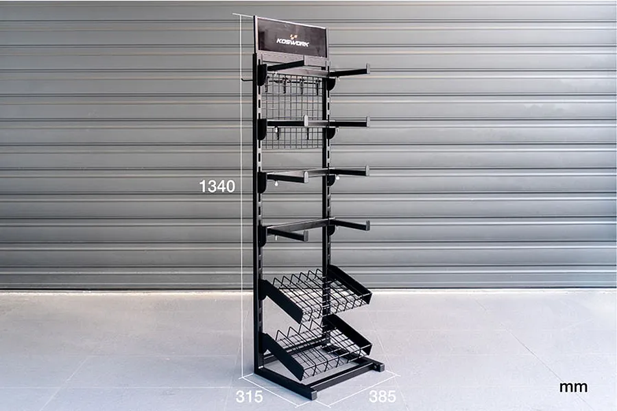 Koswork RC Car Rack/Display Stand with Fluid &amp;amp; Paint Racks image 137195