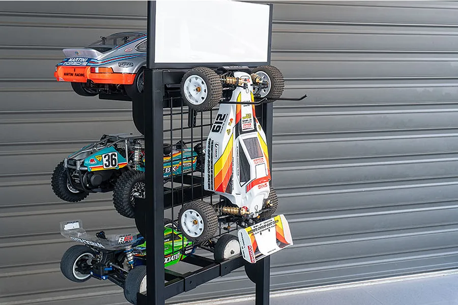 Koswork RC Car Rack/Display Stand with Fluid &amp;amp; Paint Racks image 137197