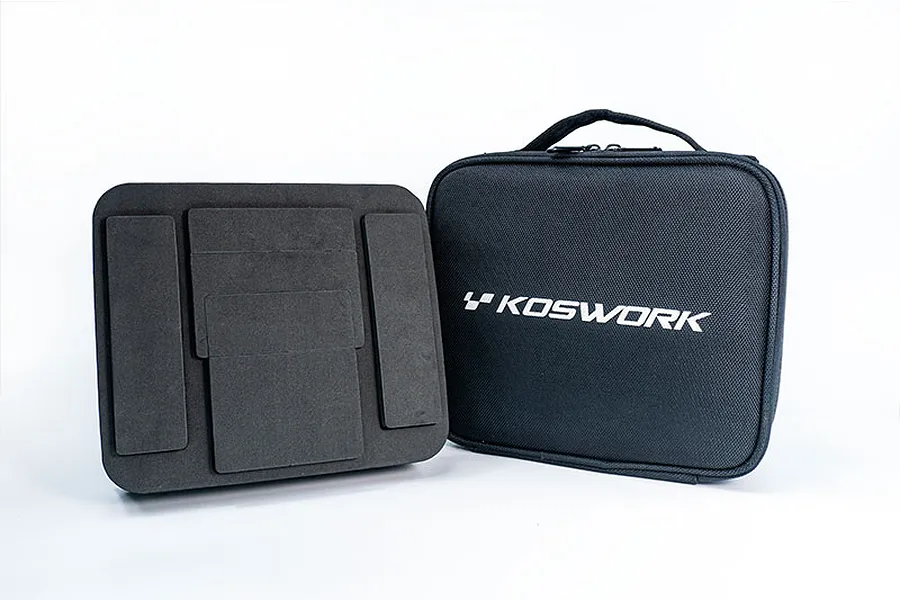 Koswork Hard Frame Tyre Warmer Bag for SkyRC Tyre Warmers with EVA Hard Foam - Black image 137202