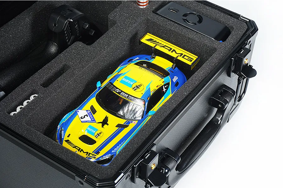 Koswork Aluminium Mini V2 Carry Case with FlySky Noble NB4 Foam - Black image 137214