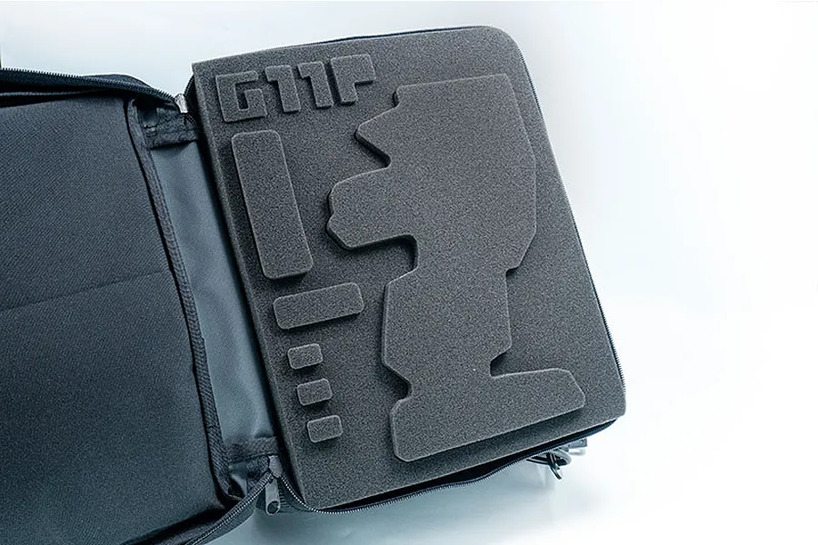 Koswork Mini Transmitter Bag with FlySky FS-G11P Transmitter Foam - Black image 137237