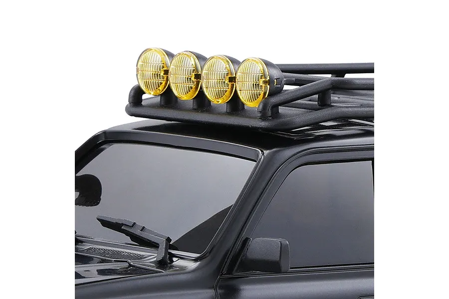 FMS FCX18 Toyota Land Cruiser 80 RC Rock Crawler Electric Brushless 4WD 1/18 Scale RTR - Black image 137273