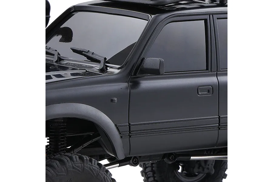 FMS FCX18 Toyota Land Cruiser 80 RC Rock Crawler Electric Brushless 4WD 1/18 Scale RTR - Black image 137274
