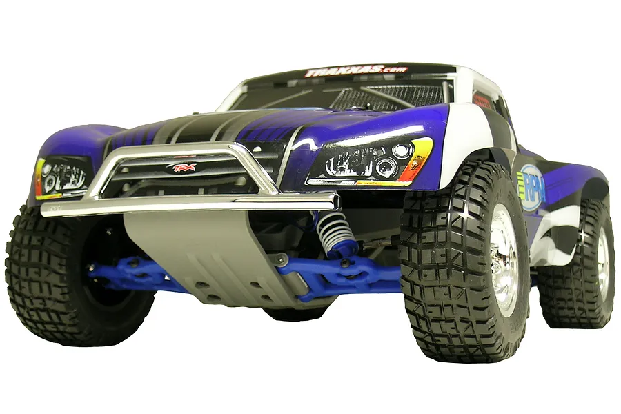 RPM Chrome Slash 2WD/Nitro Slash Front Bumper &amp;amp; Skid Plate Set image 13753