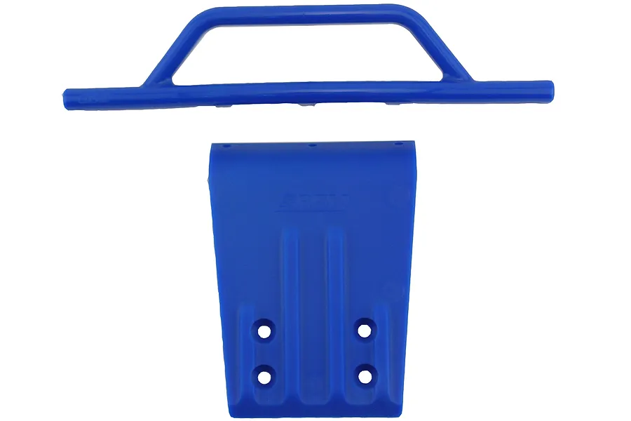 RPM Blue Slash 2WD/Nitro Slash Front Bumper &amp;amp; Skid Plate image 13754