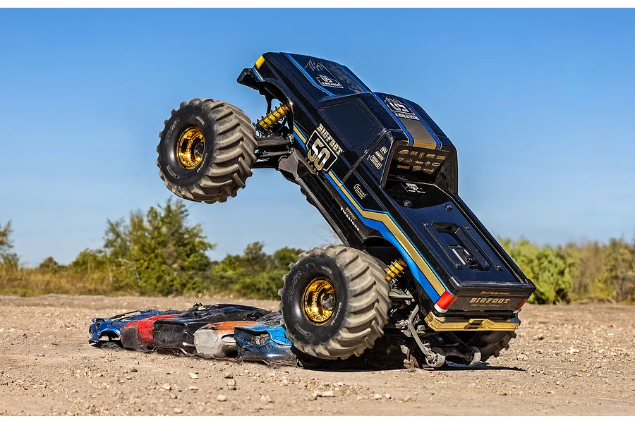 Traxxas X-Monster Bigfoot 50th Anniversary 8S RC Monster Truck Electric Brushless 4WD 1/5 Scale RTR image 137613