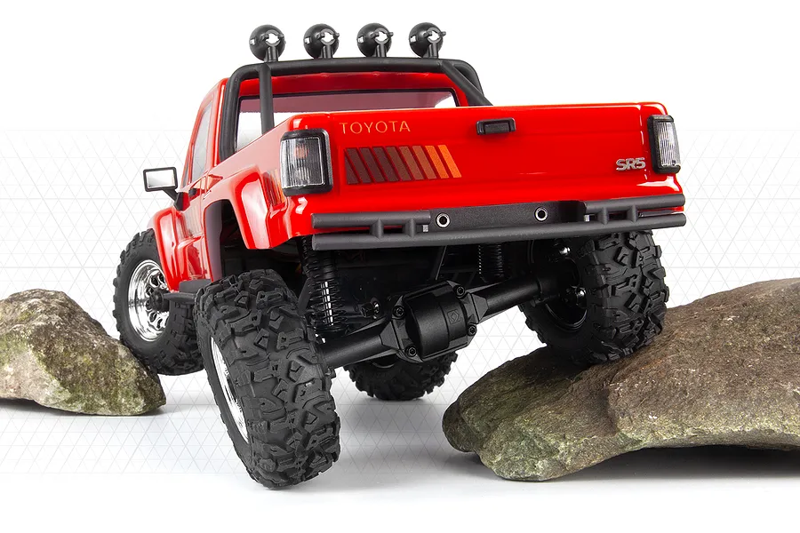HPI Venture18 Flux-T 1985 Toyota Hilux SR5 RC Rock Crawler Electric Brushless 4WD 1/18 Scale RTR - Creme image 137651