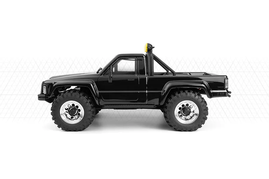 HPI Venture18 Flux-T 1985 Toyota Hilux SR5 RC Rock Crawler Electric Brushless 4WD 1/18 Scale RTR - Black image 137673