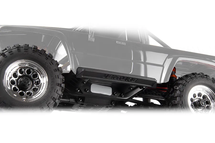 HPI Venture18 Flux-T 1985 Toyota Hilux SR5 RC Rock Crawler Electric Brushless 4WD 1/18 Scale RTR - Black image 137680