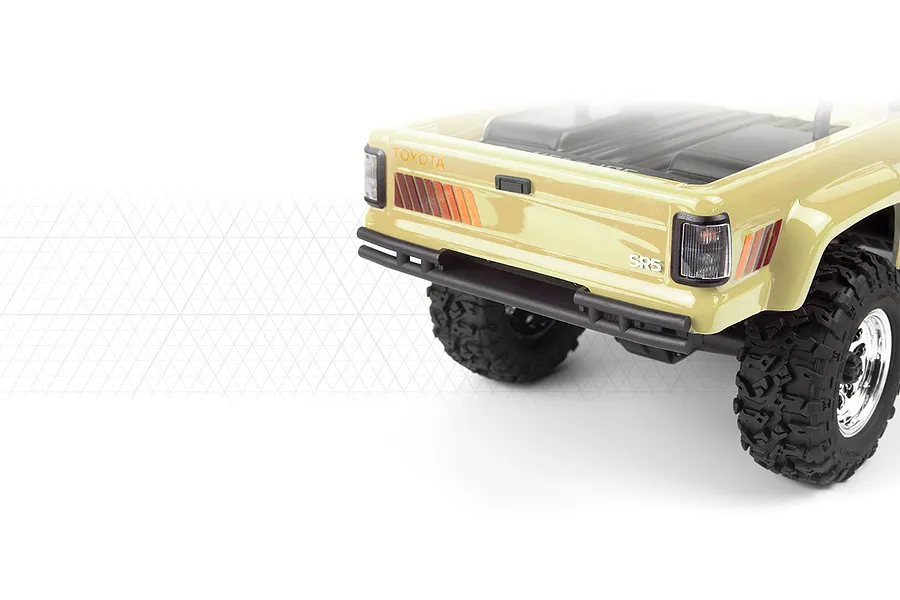 HPI Venture18 Flux-T 1985 Toyota Hilux SR5 RC Rock Crawler Electric Brushless 4WD 1/18 Scale RTR - Red image 137698