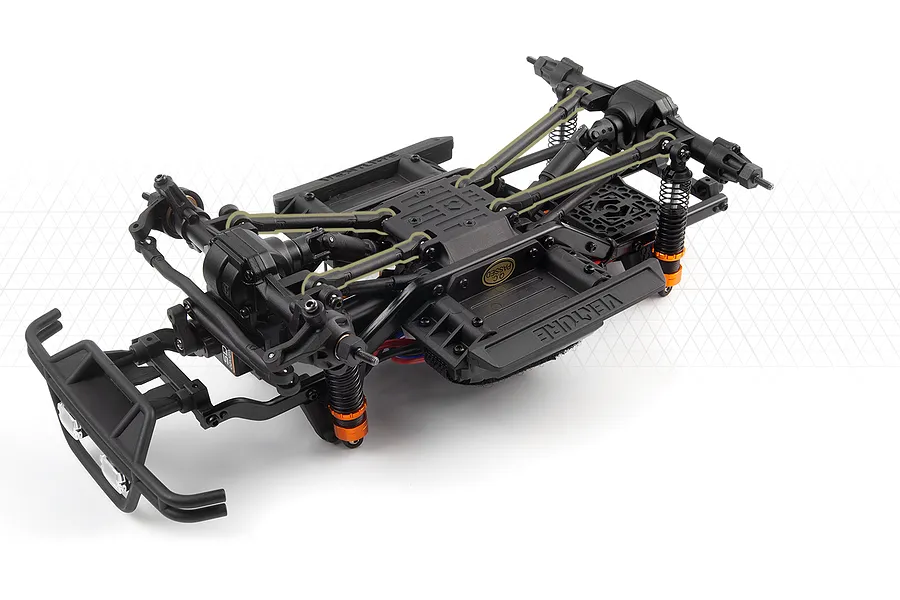 HPI Venture18 Flux-T 1985 Toyota Hilux SR5 RC Rock Crawler Electric Brushless 4WD 1/18 Scale RTR - Red image 137704
