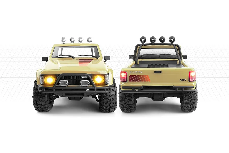 HPI Venture18 1985 Toyota Hilux SR5 RC Rock Crawler Electric 4WD 1/18 Scale RTR - Creme image 137737