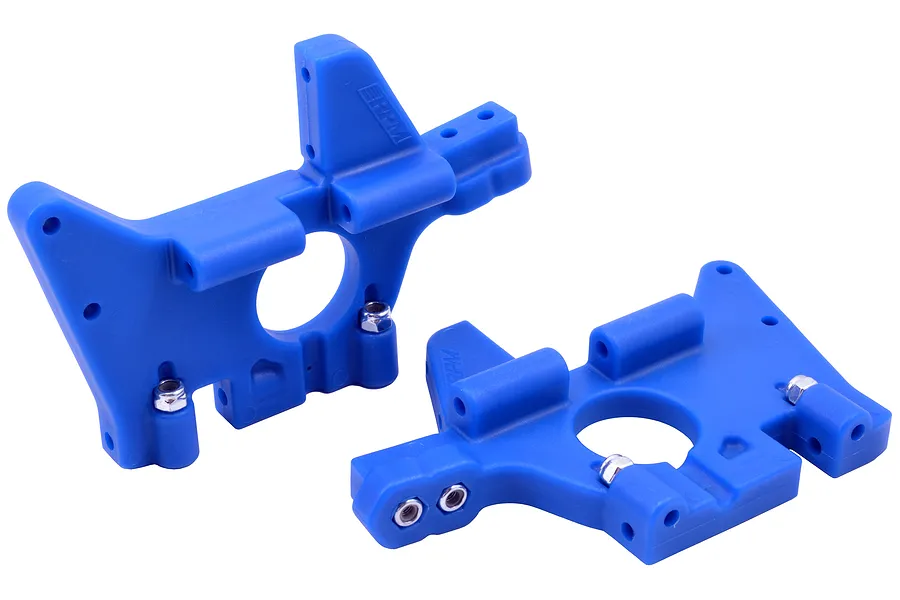 RPM Blue T/E-Maxx Front Bulkhead Set image 13775