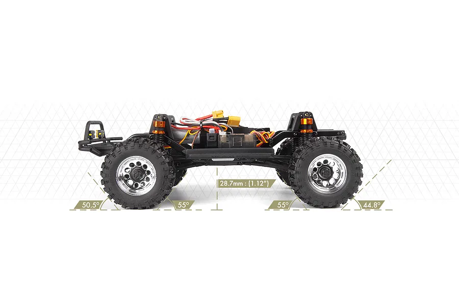 HPI Venture18 1985 Toyota Hilux SR5 RC Rock Crawler Electric 4WD 1/18 Scale RTR - Creme image 137746