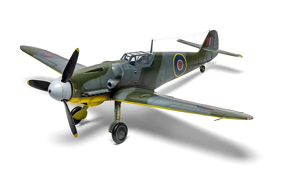 Airfix 1/24 Messerschmitt Bf109G-5/G-6 Fighter Scaled Plastic Model Kit image 138156