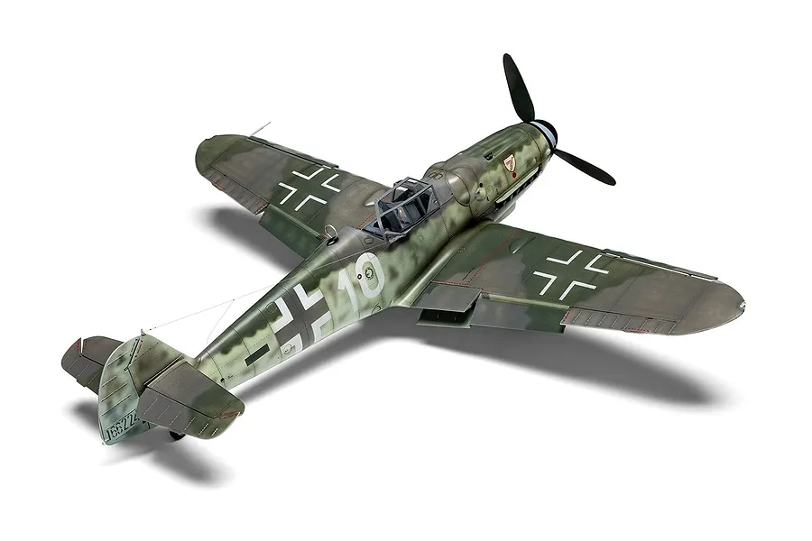 Airfix 1/24 Messerschmitt Bf109G-5/G-6 Fighter Scaled Plastic Model Kit image 138159
