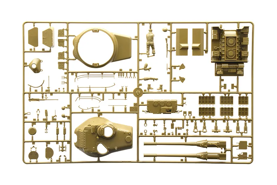 Italeri 1/35 M47 Patton Medium Tank Scaled Plastic Model Kit image 138239