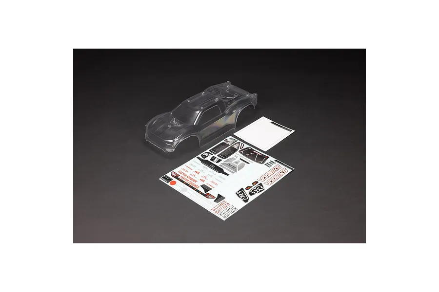 ARRMA 1/10 Vorteks 2WD Clipless Unpainted Body Shell - Clear image 138614