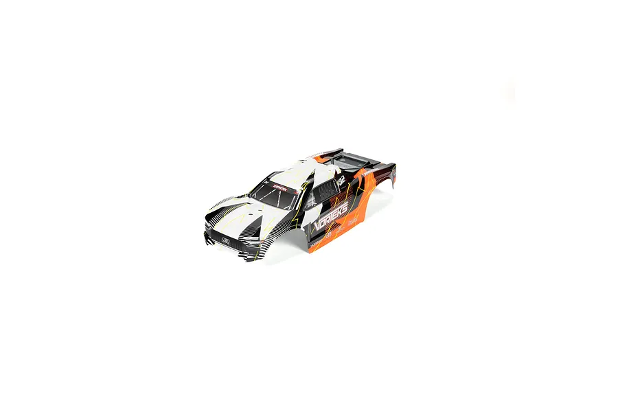 ARRMA 1/10 Vorteks 2WD Clipless Painted Body Shell - Orange image 138615