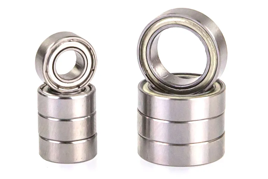 HSP 5x10x4mm 4Pcs 10x15x4mm 4Pcs Bearing Set image 13863