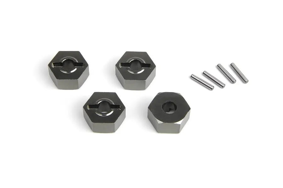 Maverick Aluminium 14mm Hexes 4Pcs - Grey image 138635