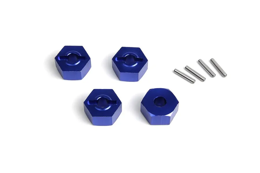 Maverick Aluminium 14mm Hexes 4Pcs - Blue image 138638