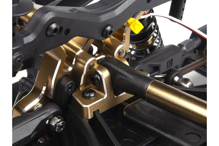 Maverick Aluminium Front and Rear Shock Tower Braces 2Pcs - Gold image 138685