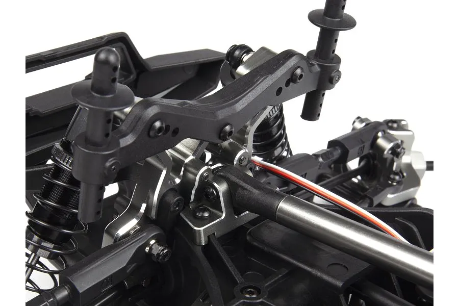 Maverick Aluminium Front and Rear Shock Tower Braces 2Pcs - Grey image 138688