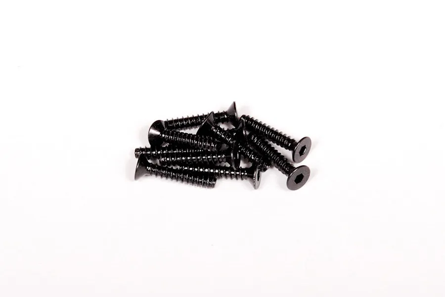 Axial 3x16mm Coarse Thread Countersunk Head Screws 10Pcs image 13882