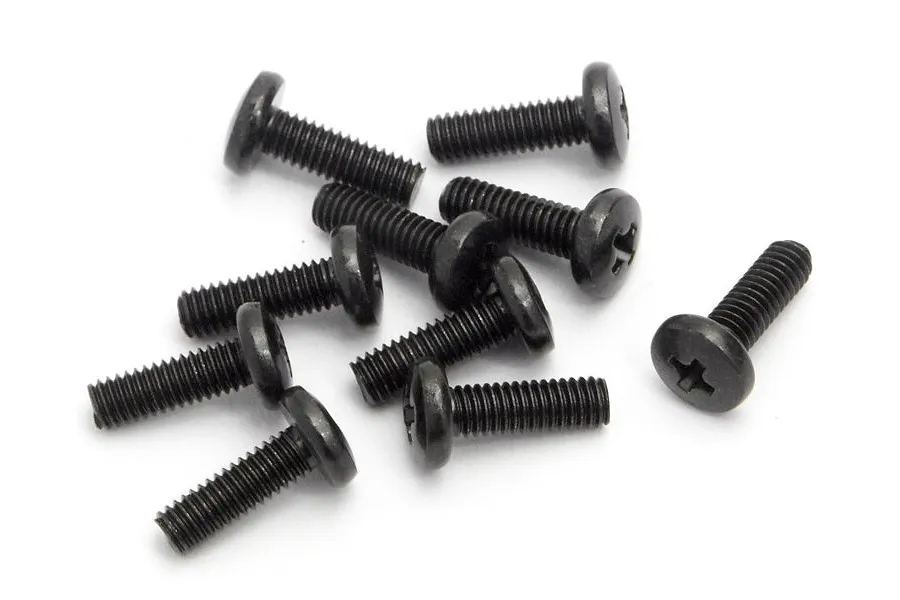 HPI 2.6x8mm Fine Thread Binder Head Screws 10Pcs image 13884