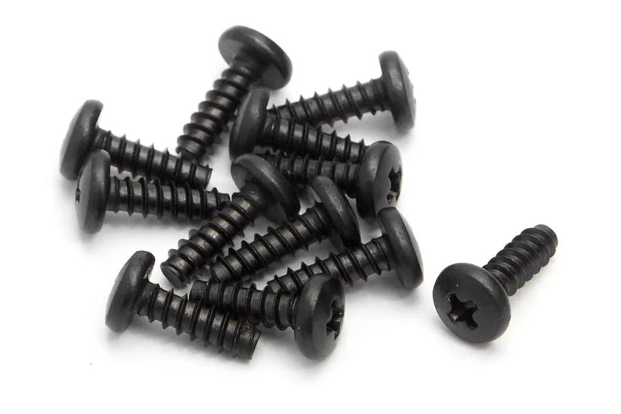 HPI 2.6x8mm Coarse Thread Binder Head Screws 12Pcs image 13887
