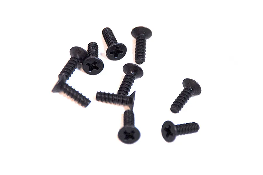 HSP 3x10mm Coarse Thread Countersunk Head Screws 10Pcs image 13901