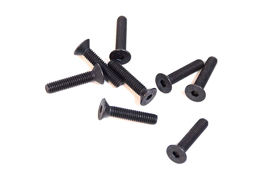 HSP 4x20mm Fine Thread Countersunk Head Screws 8Pcs image 13902