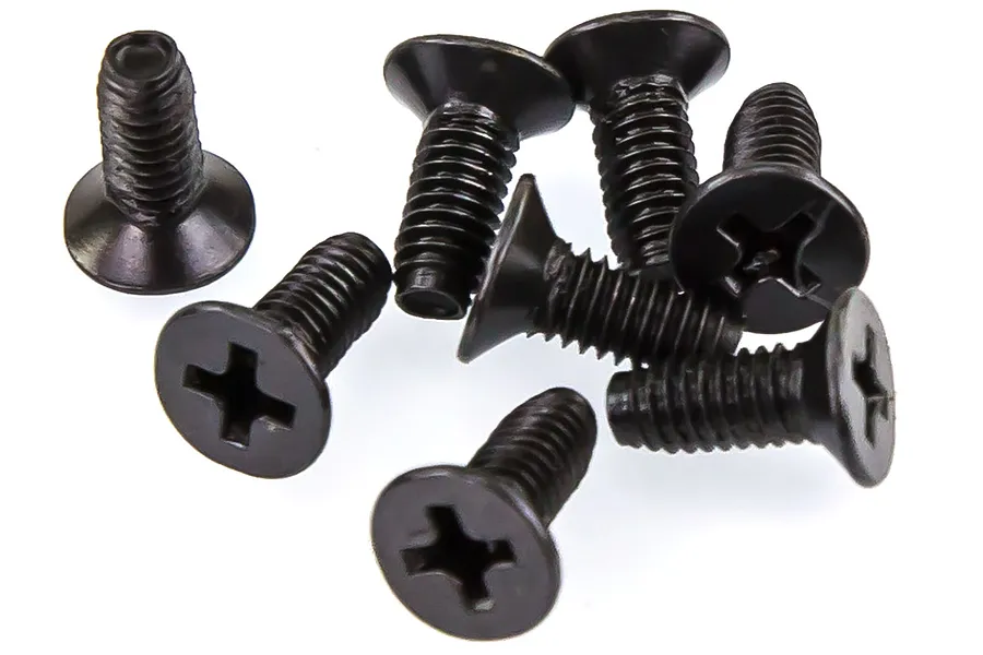 HSP 4x10mm Fine Thread Countersunk Head Screws 6Pcs image 13904