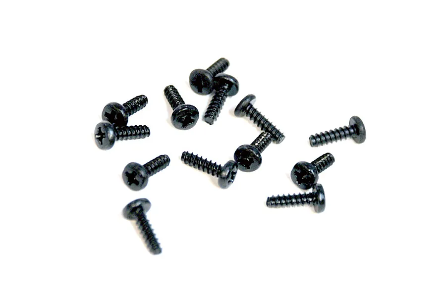HSP 3x10mm Coarse Thread Binder Head Screws 12Pcs image 13905