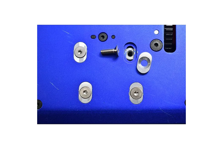 GPM Silver Aluminium Motor Base Reinforcement Set image 2