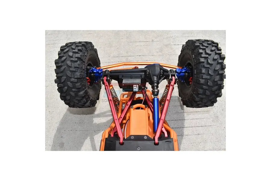 GPM Black Aluminium Front Upper &amp;amp; Lower Chassis Linkages 4Pcs image 139056