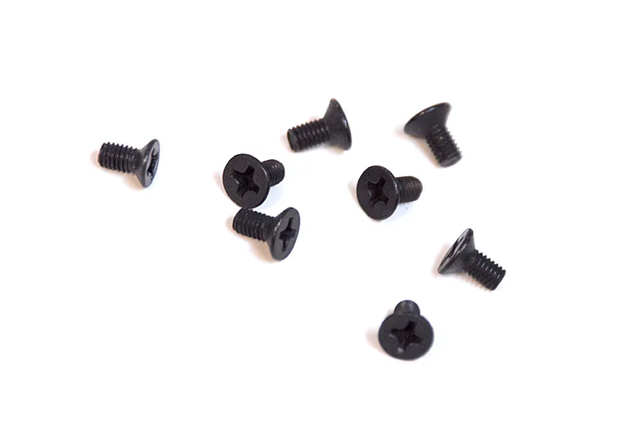 HSP 3x6mm Fine Thread Countersunk Head Screws 8Pcs image 13910
