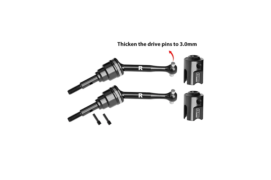 GPM Carbon Steel Rear CVD Driveshafts 2Pcs image 139148